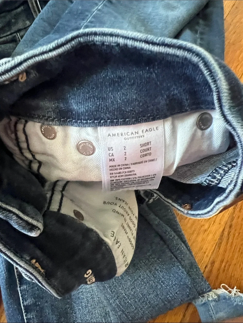 American Eagle Outfitters Dark and Mid Blue Skinny Jeans Duo